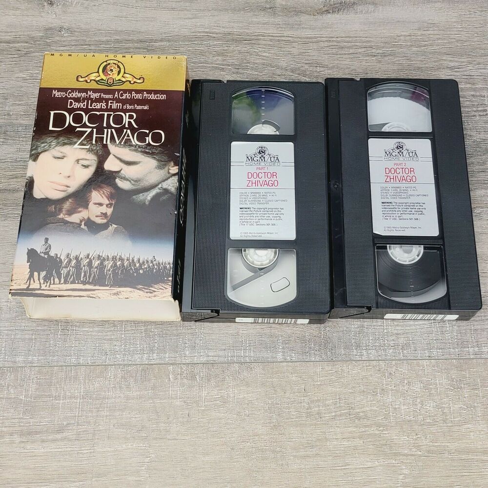 Doctor Zhivago (VHS, 2000, 2-Tape Set, 30th Anniversary Edition)
